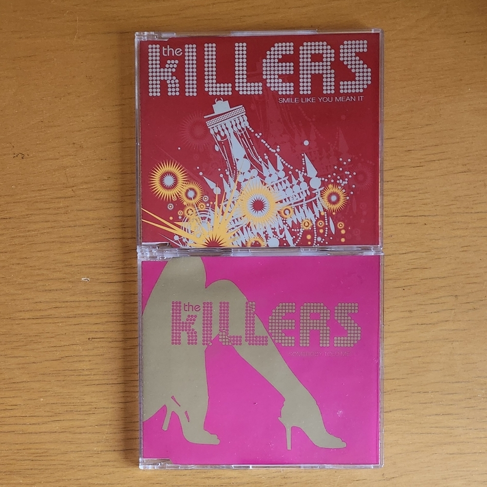 The Killers "Somebody Told Me", "Smile Like You Mean It" - CD Singles (Lot of 2)